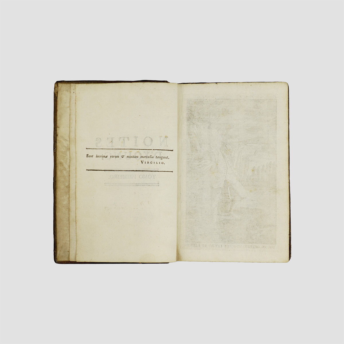 YOUNG, Edward (1683–1765). Noites d’Young (Typografia Rollandiana, Lisboa, 1785), 2 vols.