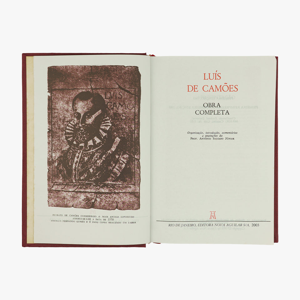 CAMÕES, Luís Vaz de (c. 1524–1580). Obra Completa (Editora Nova Aguilar, Rio de Janeiro, 2003).