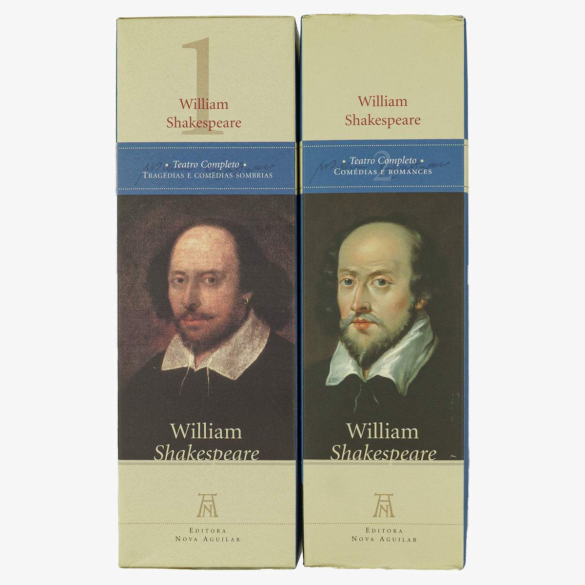 DOSTOIÉVSKI (1821–1881): Obra completa; BAUDELAIRE (1821–1867): Poesia e prosa; CERVANTES (1547–1616): Dom Quixote; POE (1809–1849): Ficção completa; SHAKESPEARE (1564–1616): Teatro completo; WILDE (1854–1900): Obra completa — 10 vols.