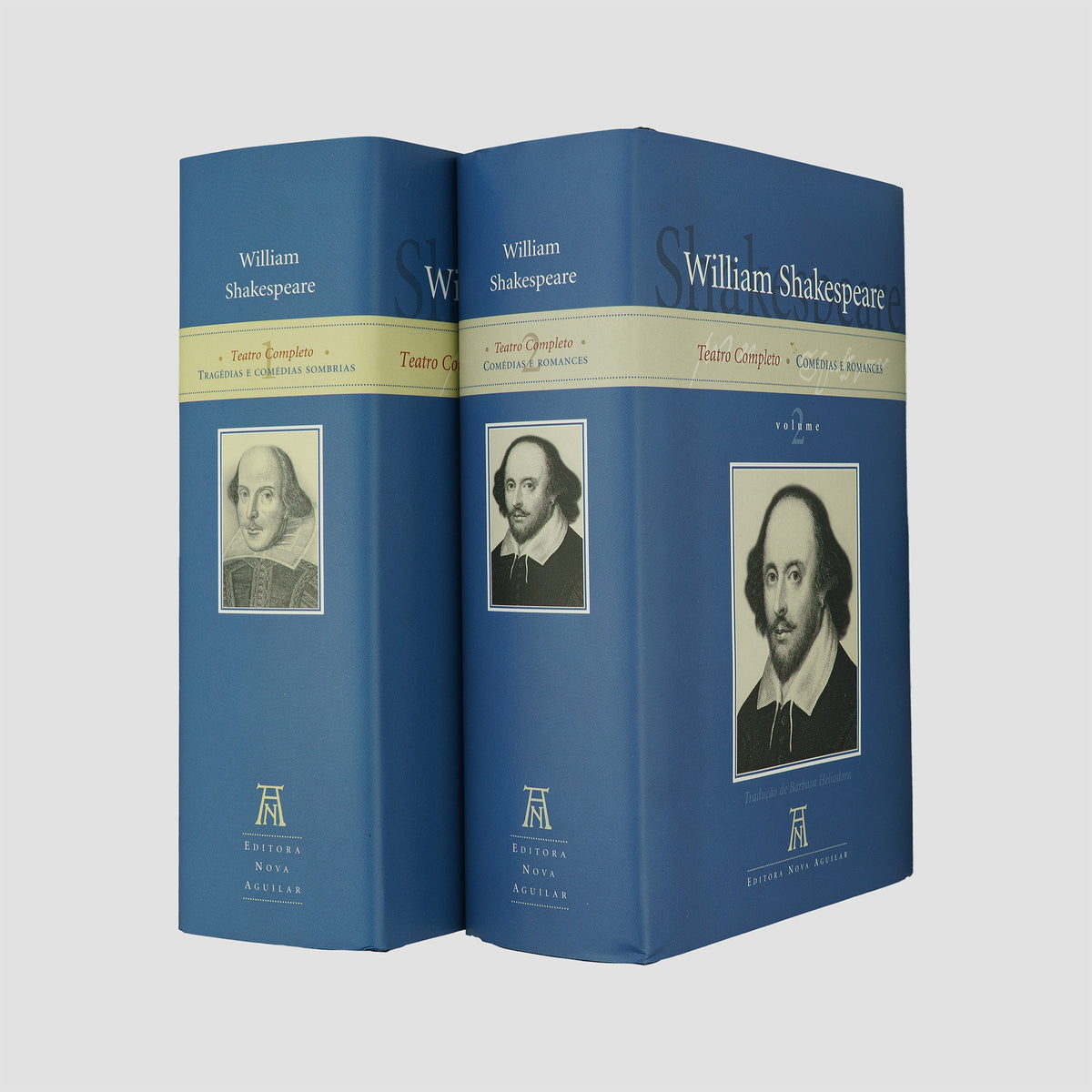 teatro completo de William Shakespeare edição Nova Aguilar 2009 2 volumes