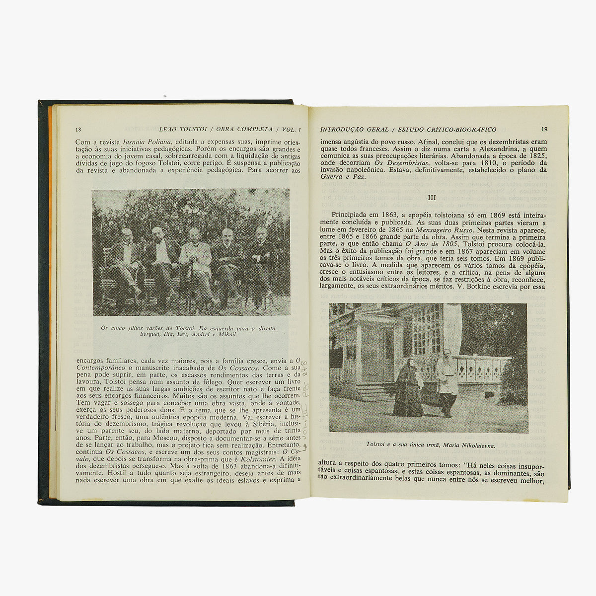 TOLSTÓI, Leão (1828-1910). Obra Completa (Editora Nova Aguilar, Rio de Janeiro, 1976/1981), 3 vols.