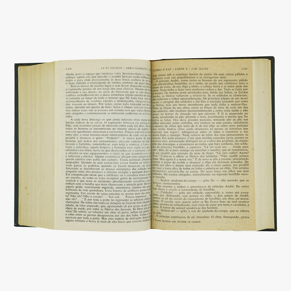 TOLSTÓI, Leão (1828-1910). Obra Completa (Editora Nova Aguilar, Rio de Janeiro, 1976/1981), 3 vols.