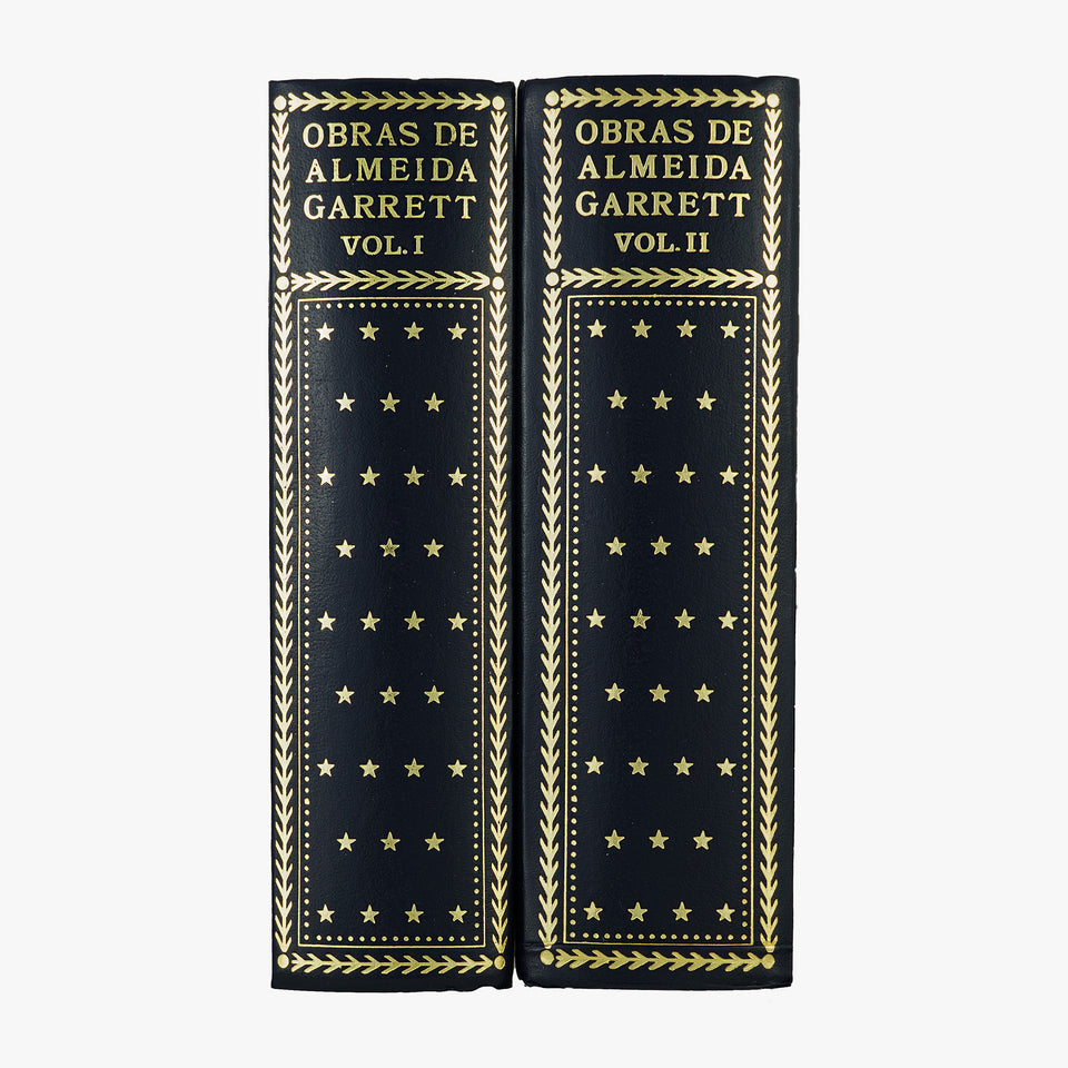 GARRETT, Almeida (1799-1854). Obras (Lello & Irmão, Porto, 1963), 2 vols.