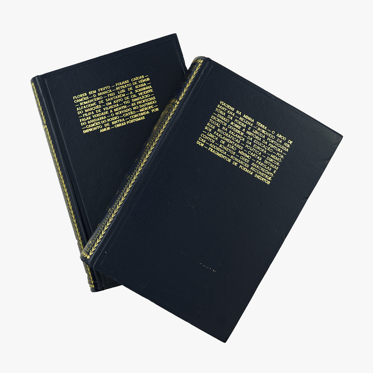 GARRETT, Almeida (1799-1854). Obras (Lello & Irmão, Porto, 1963), 2 vols.