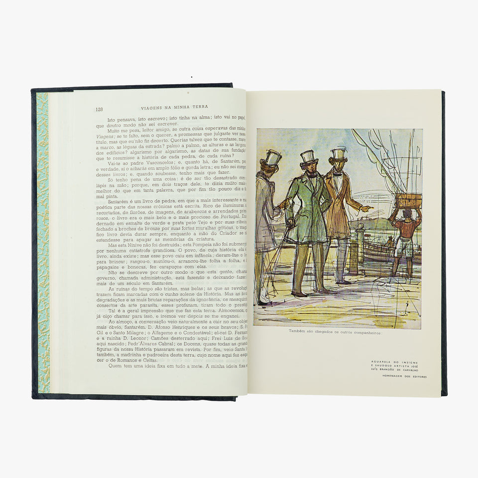 GARRETT, Almeida (1799-1854). Obras (Lello & Irmão, Porto, 1963), 2 vols.