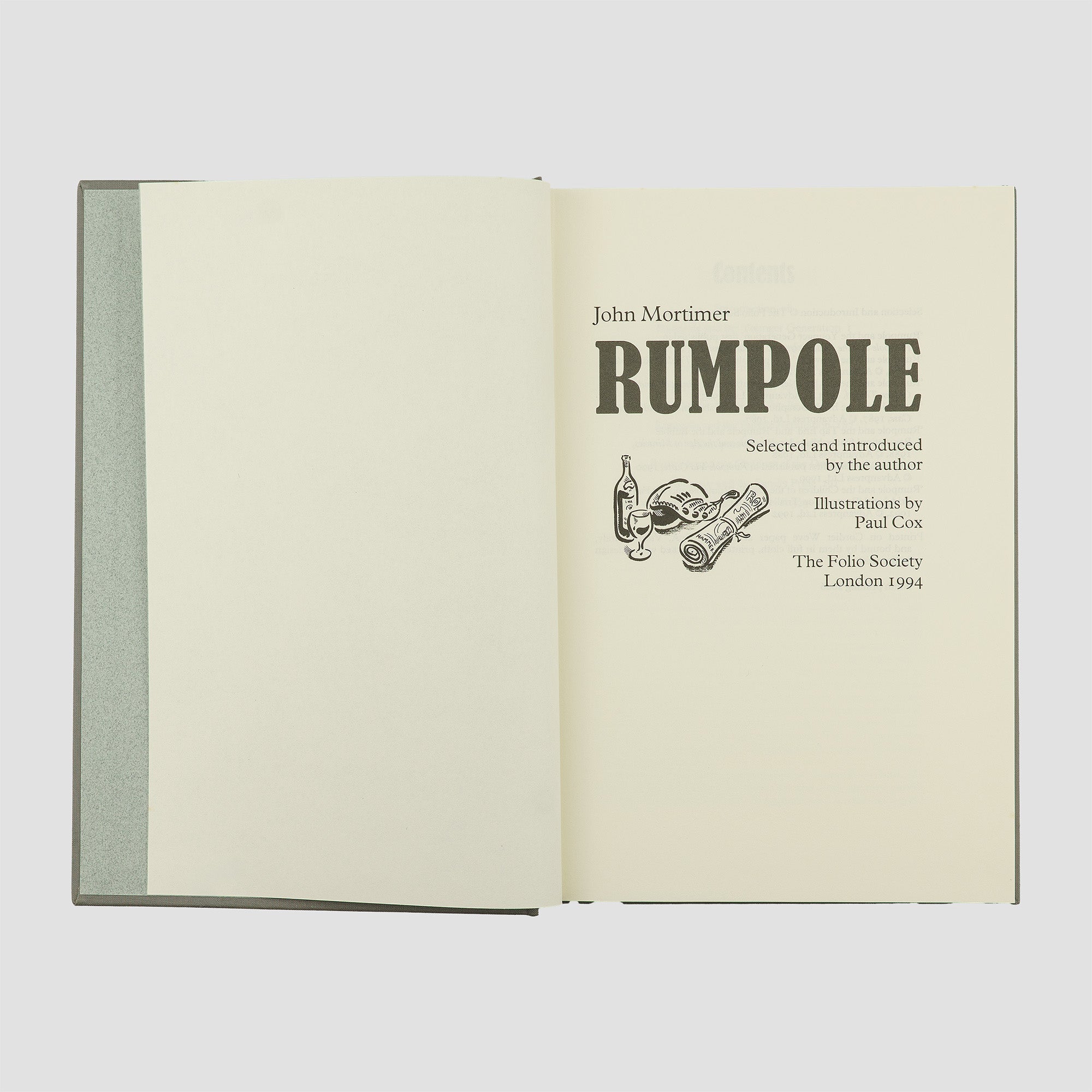 livro Rumpole de John Mortimer edição Folio Society 2006