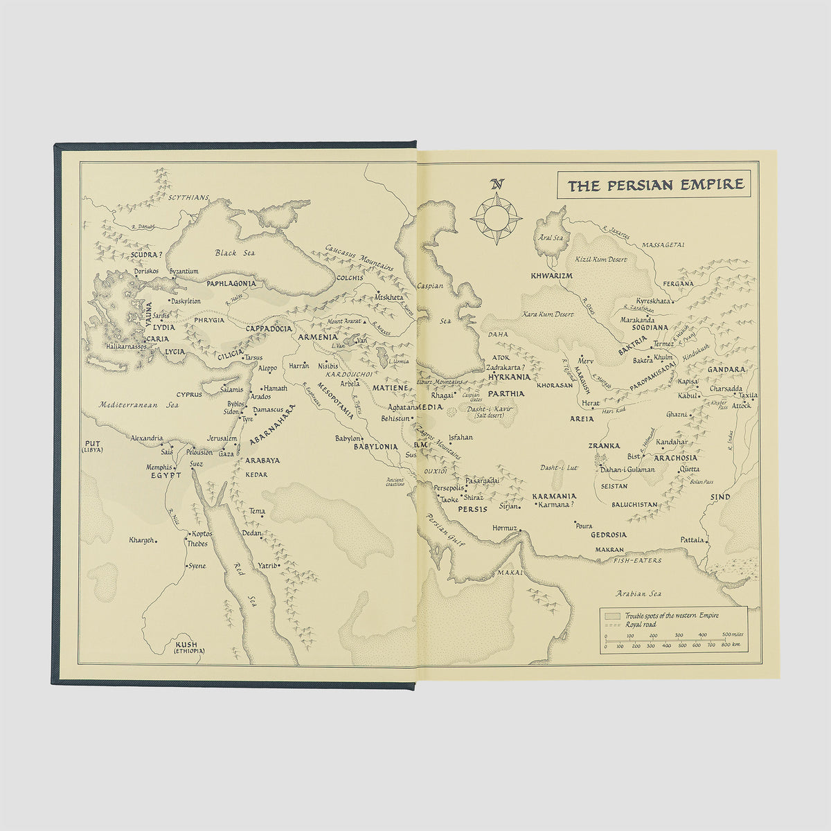 livro The Persians de J. M. Cook edição Folio Society 1999