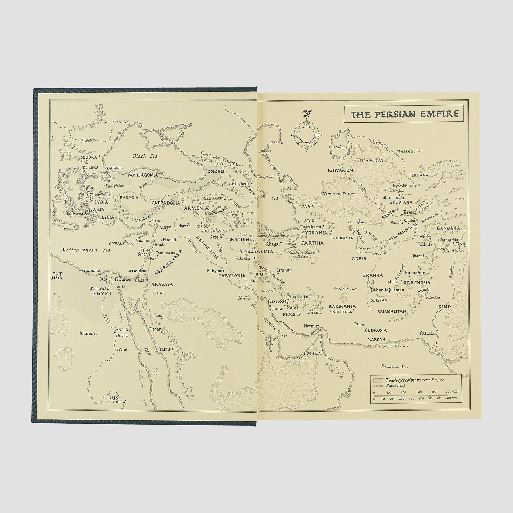 livro The Persians de J. M. Cook edição Folio Society 1999