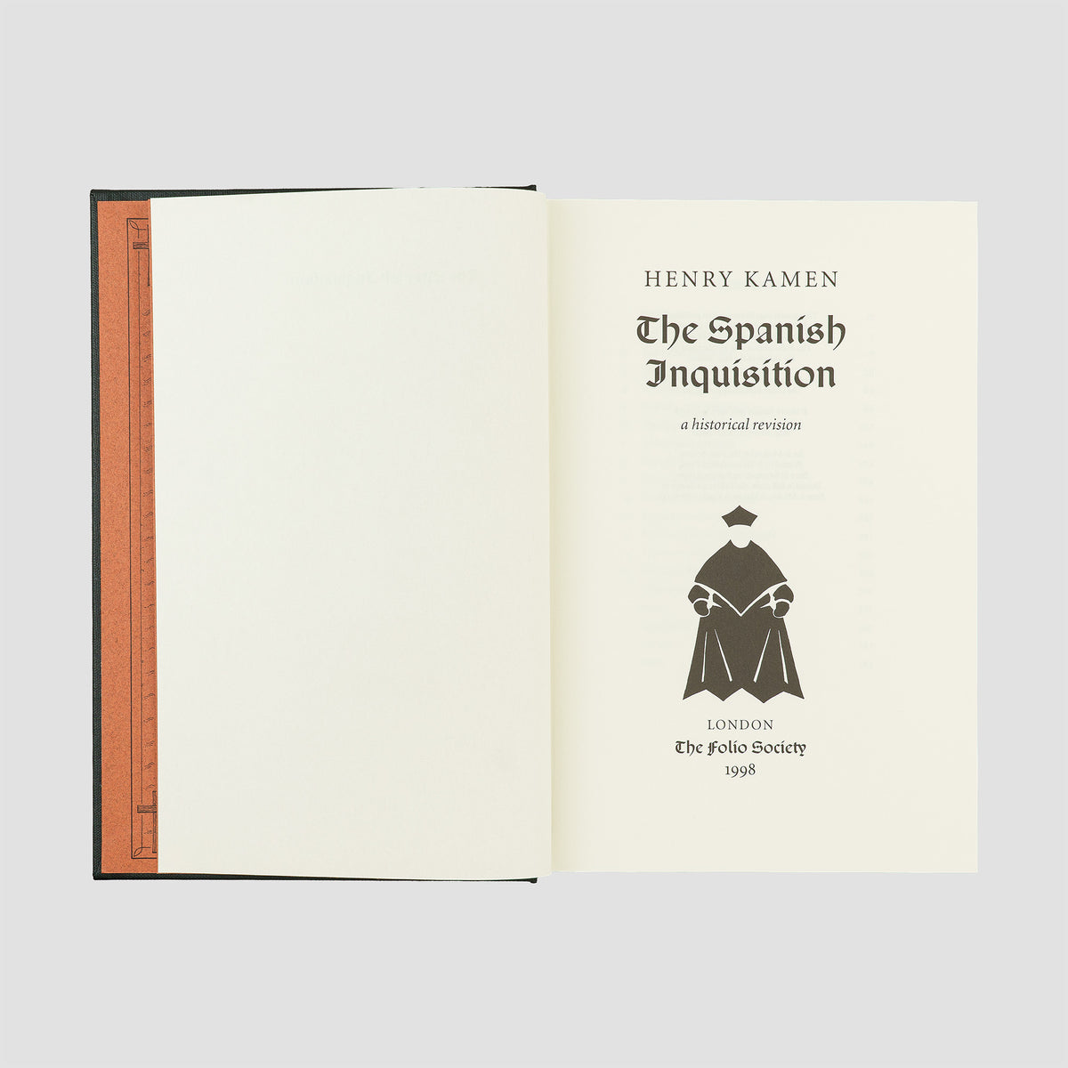 livro The Spanish Inquisition de Henry Kamen edição Folio Society 1998