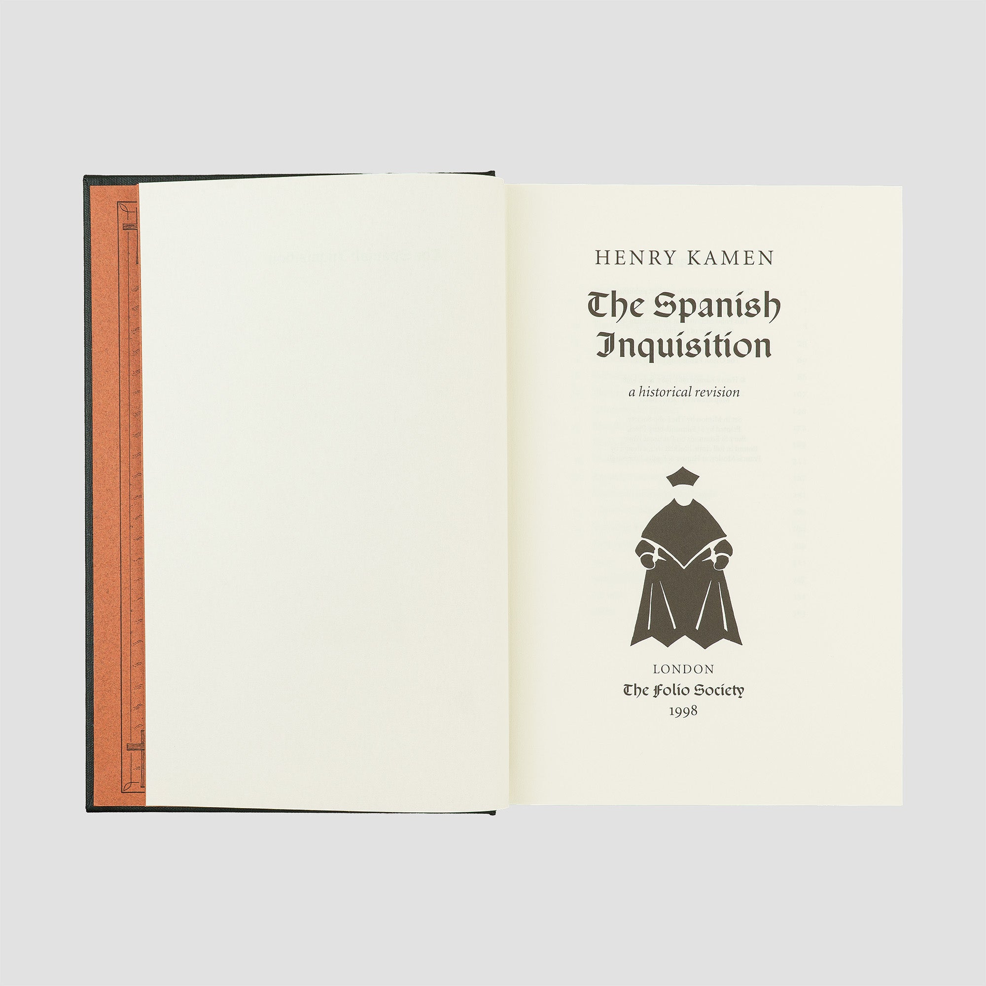 livro The Spanish Inquisition de Henry Kamen edição Folio Society 1998