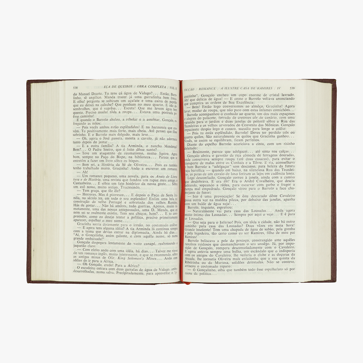 QUEIRÓS, Eça de (1845–1900). Obra completa (Companhia José Aguilar Editôra, Rio de Janeiro, 1970), 2 vols.