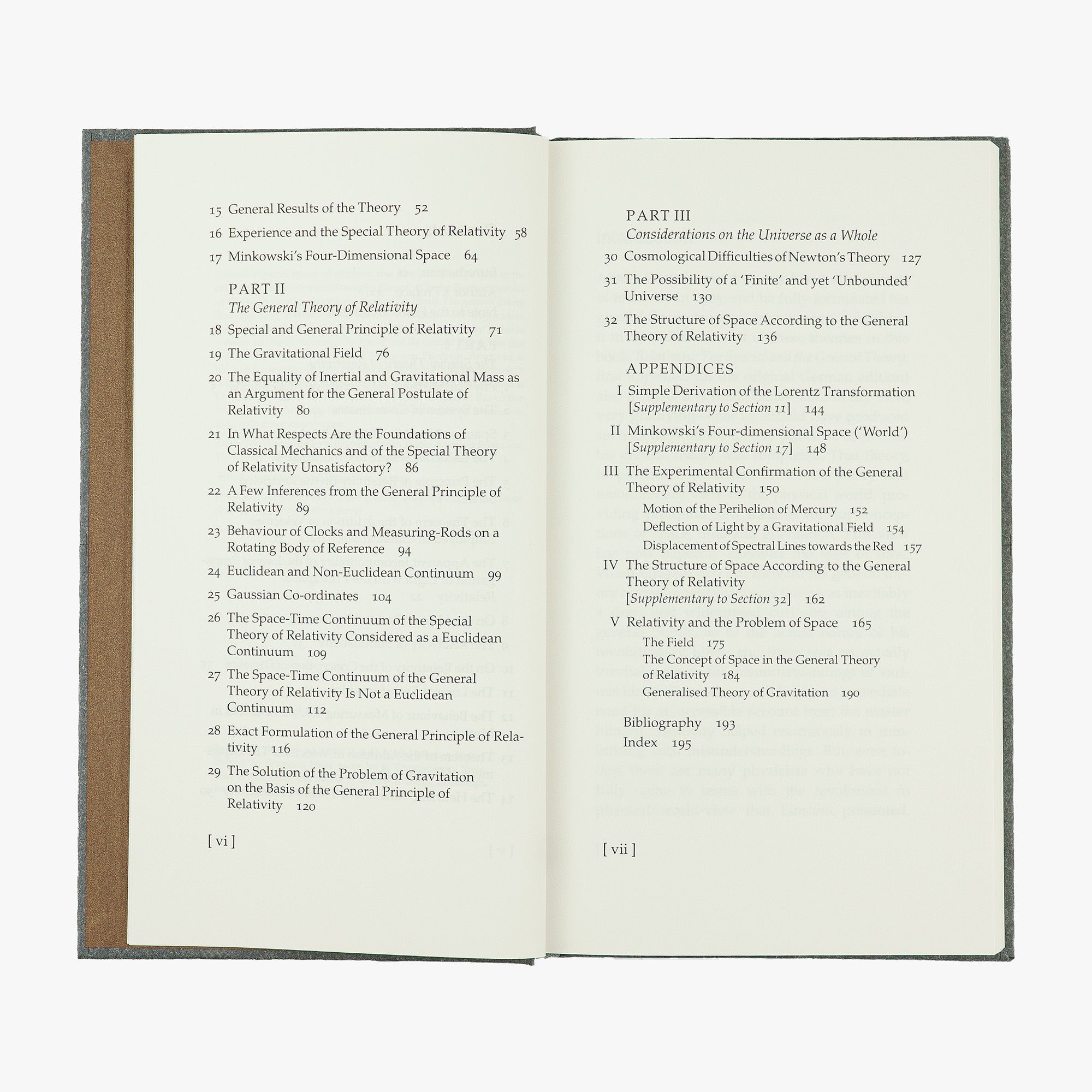EINSTEIN, Albert (1879–1955). Relativity: The Special and the General Theory (The Folio Society, London, 2004).