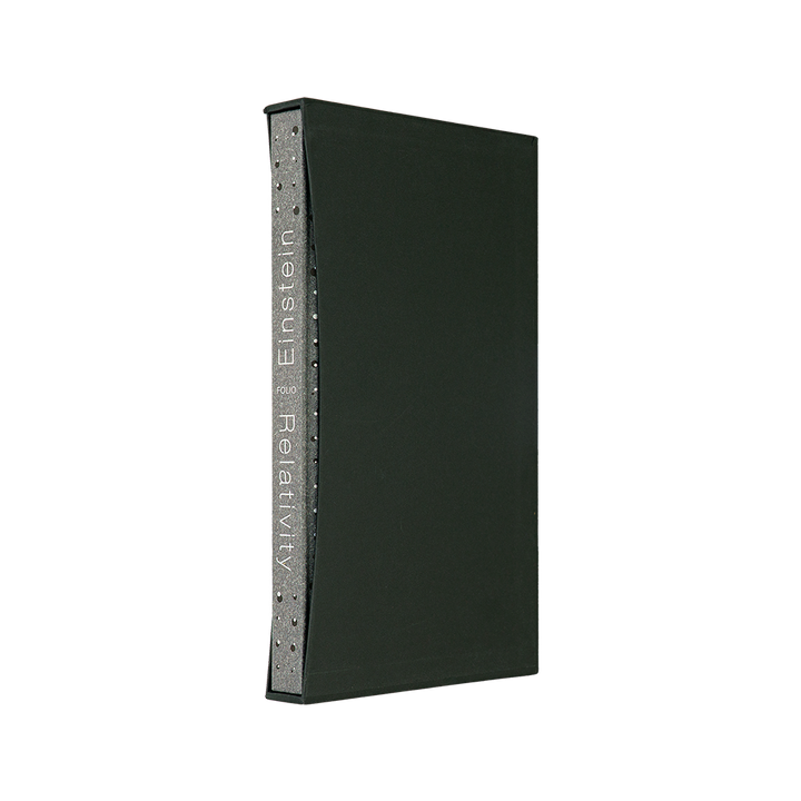 livro Relativity de Albert Einstein edição Folio Society 2004