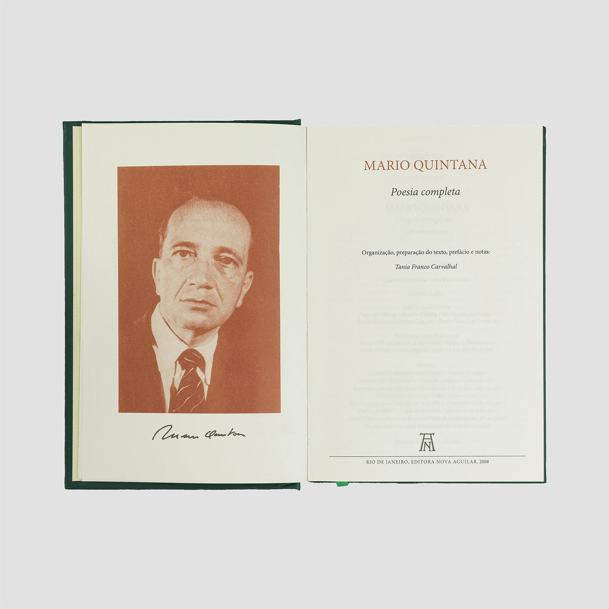 poesia completa de Mario Quintana edição Nova Aguilar 2008