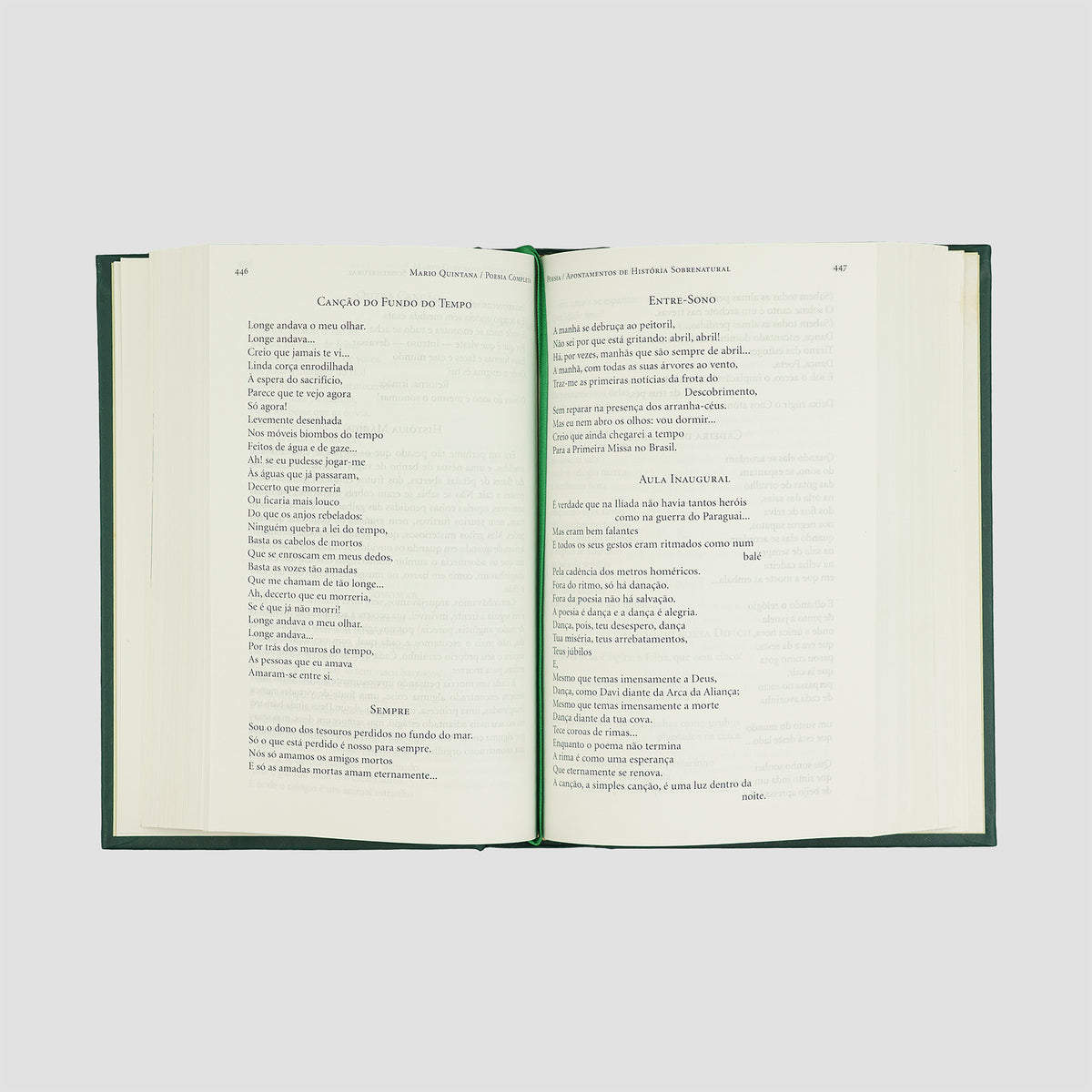 QUINTANA, Mario (1906–1994). Poesia completa (Editora Nova Aguilar, Rio de Janeiro, 2008).