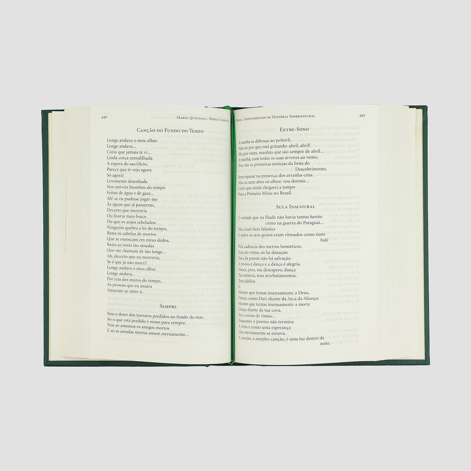 QUINTANA, Mario (1906–1994). Poesia completa (Editora Nova Aguilar, Rio de Janeiro, 2008).