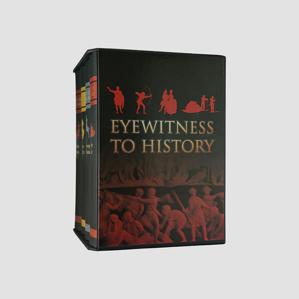 FOX, Robert (1940–2023). Eyewitness to History: The First Reporters · Empire and After · Discovering New Worlds · In Our Time (The Folio Society, London, 2008), 4 vols.