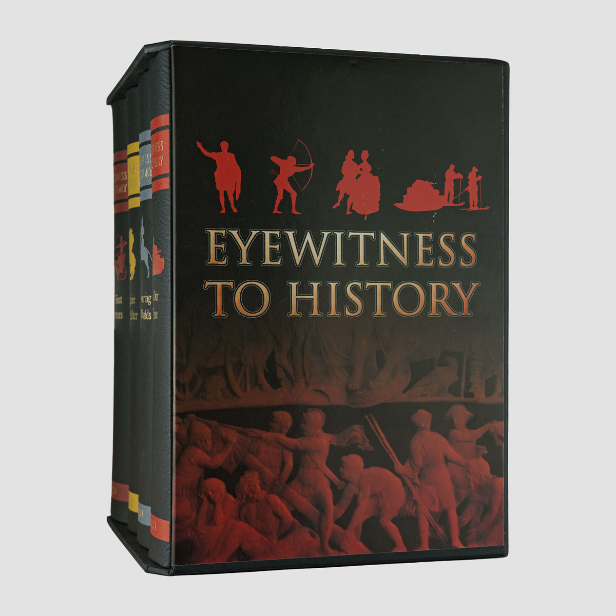 FOX, Robert (1940–2023). Eyewitness to History: The First Reporters · Empire and After · Discovering New Worlds · In Our Time (The Folio Society, London, 2008), 4 vols.