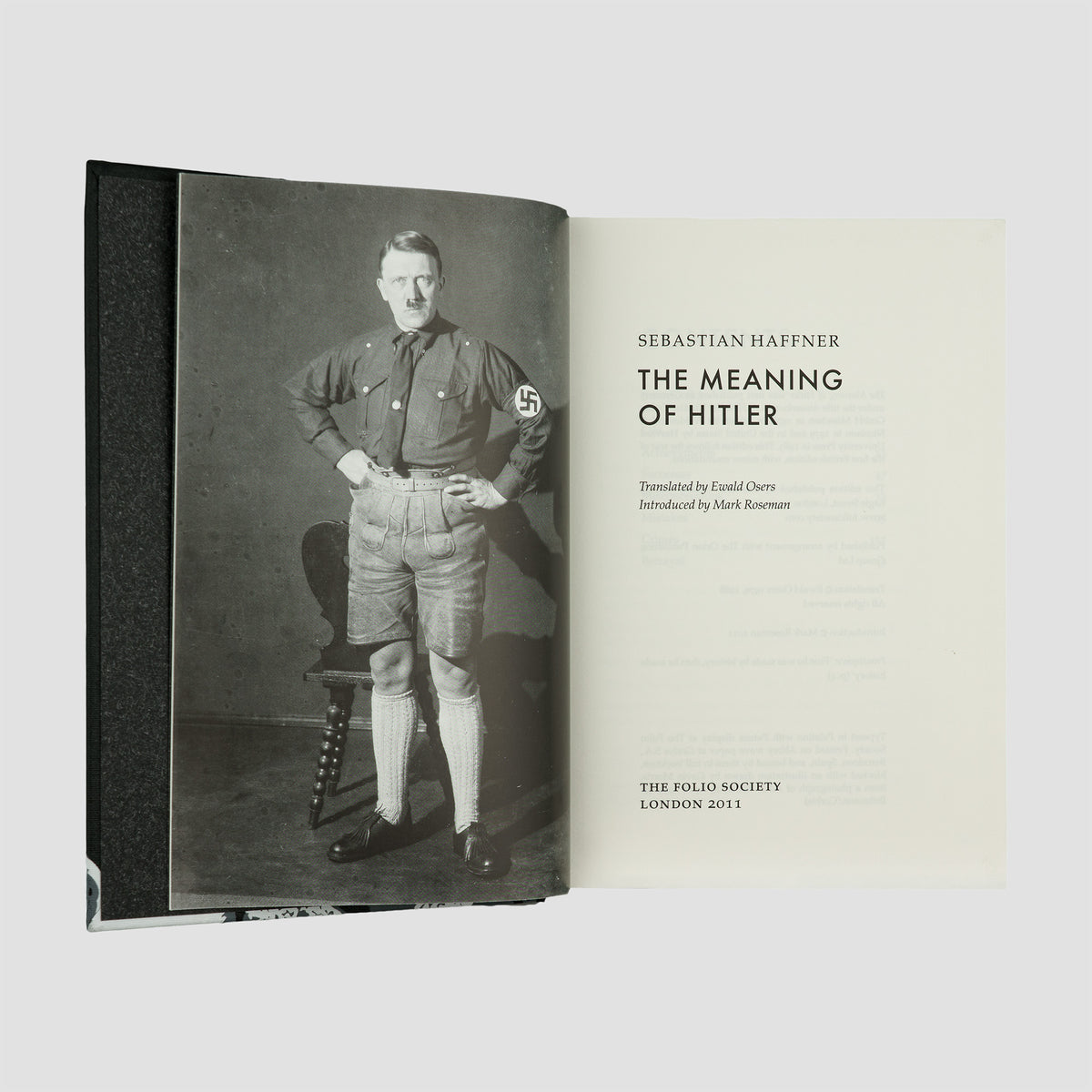 HAFFNER, Sebastian (1907–1999). The Meaning of Hitler (The Folio Society, London, 2011).