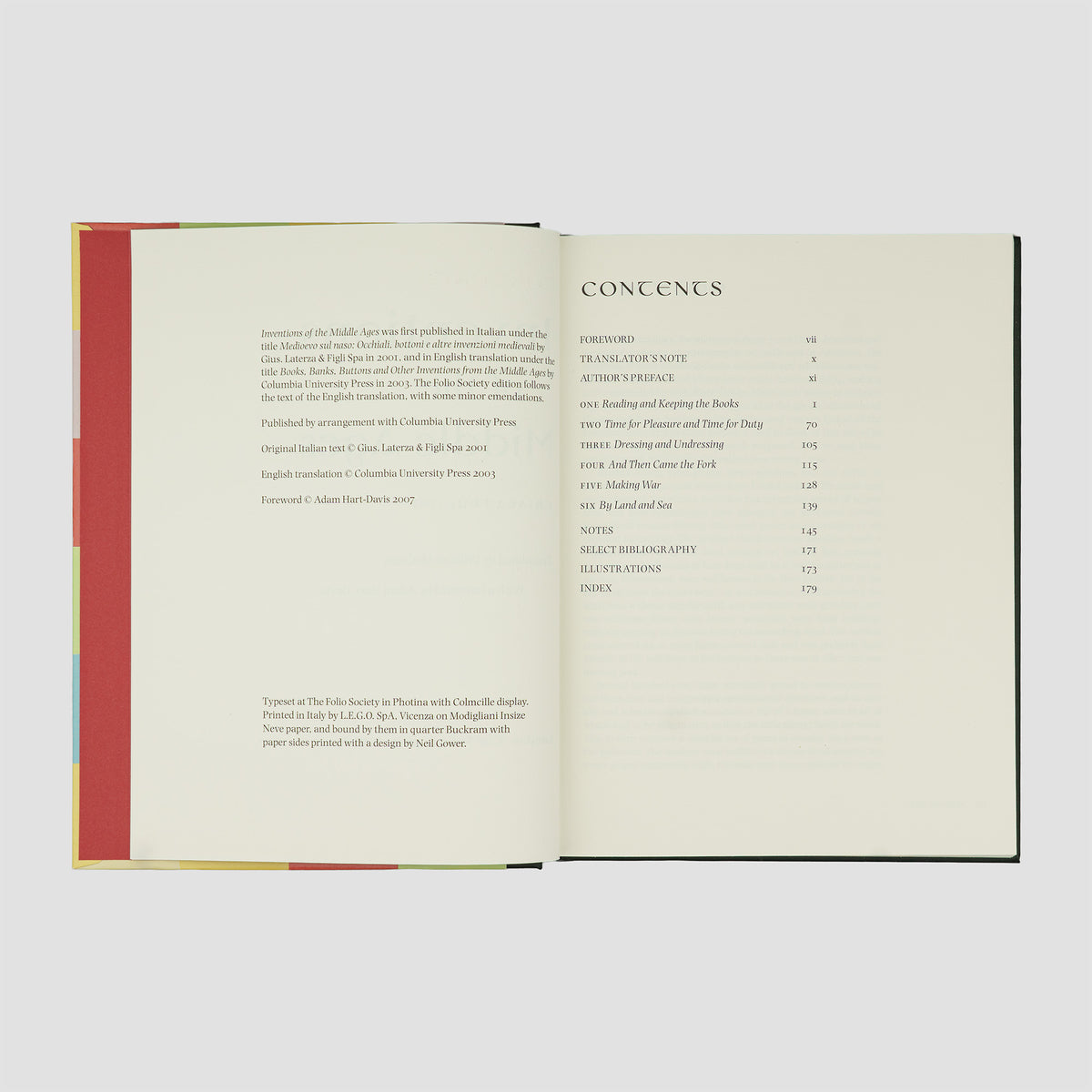 FRUGONI, Chiara (1940–2022). Inventions of the Middle Ages (The Folio Society, London, 2007).