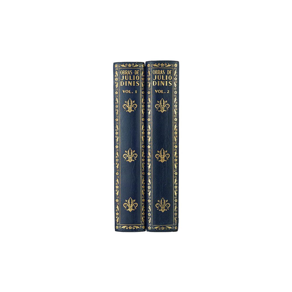 DINIS, Júlio (1839-1871). Obras (Lello & Irmão Editores, Porto, s.d.), 2 vols.