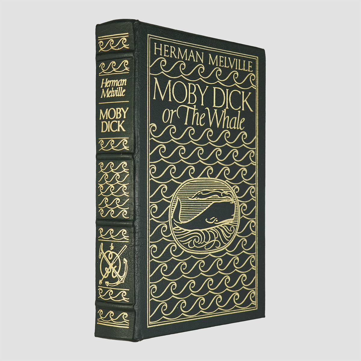 livro Moby Dick de Herman Melville edição Easton Press 1977 encadernação de luxo