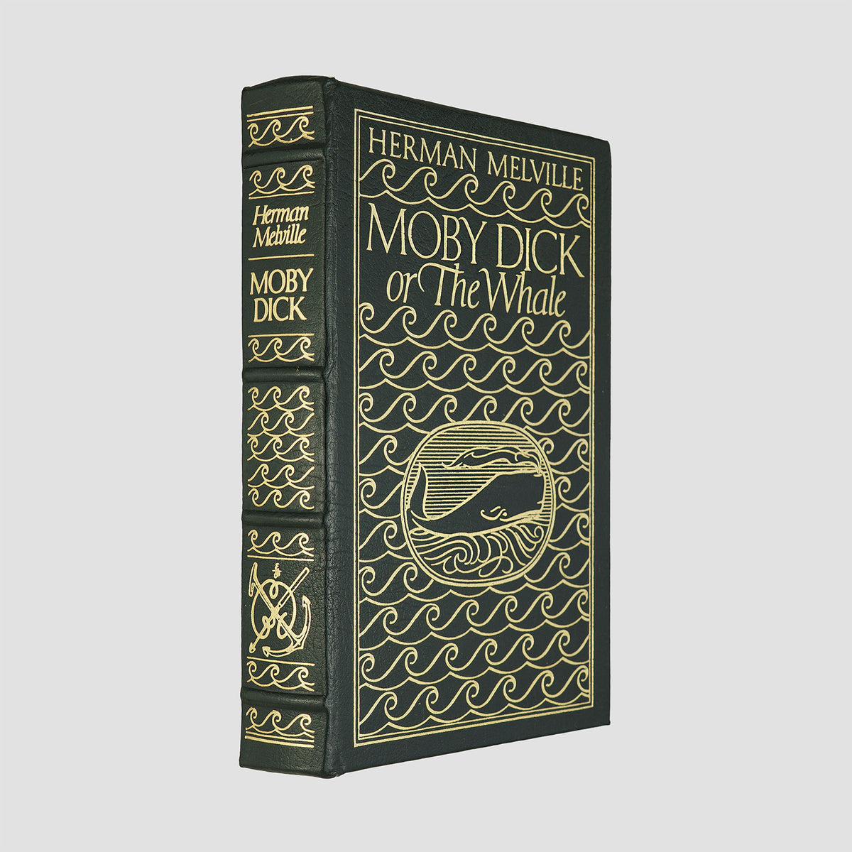 livro Moby Dick de Herman Melville edição Easton Press 1977 encadernação de luxo