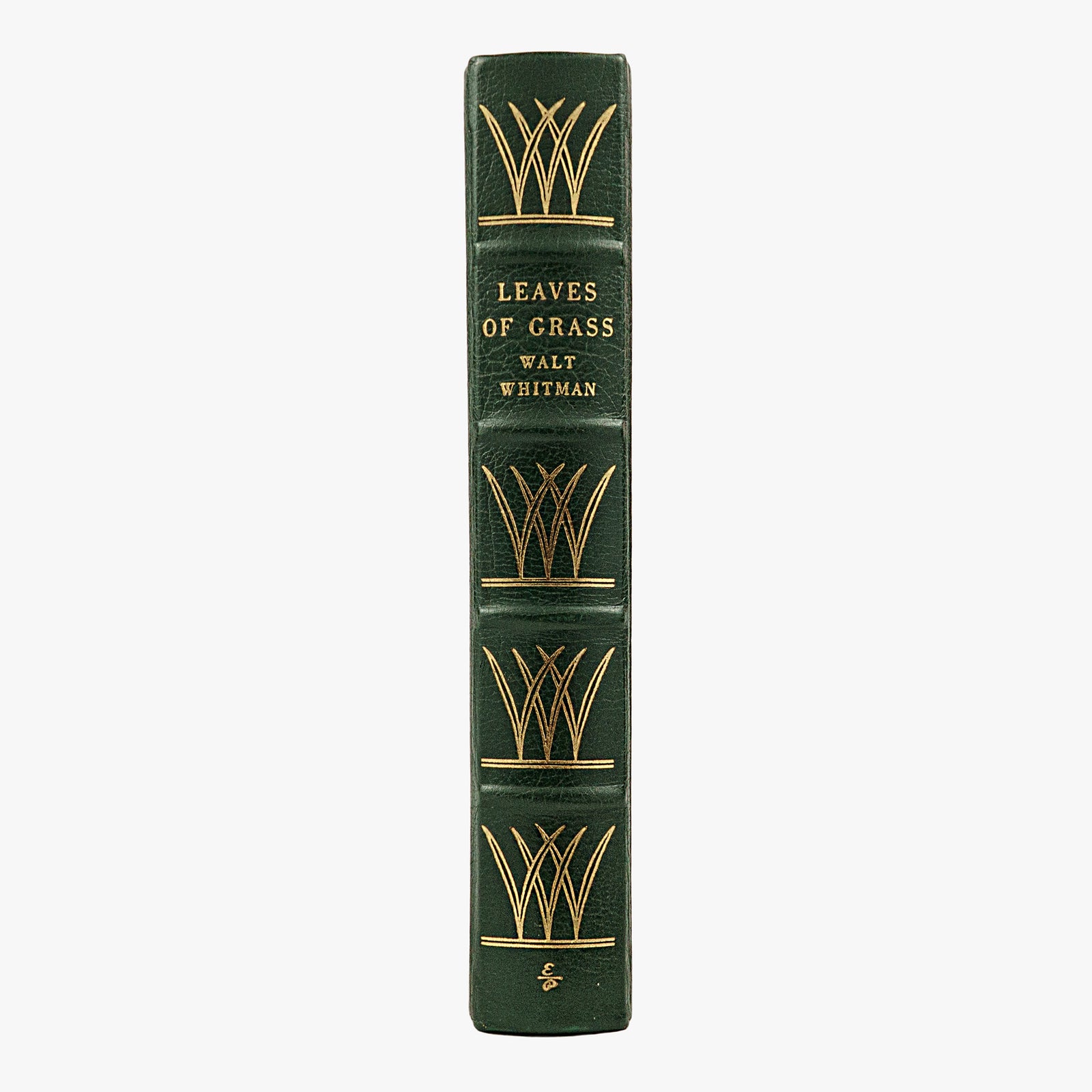 Walt Whitman — Leaves of Grass (The Easton Press, 1977). Livro físico ilustrado. Encadernação de luxo.