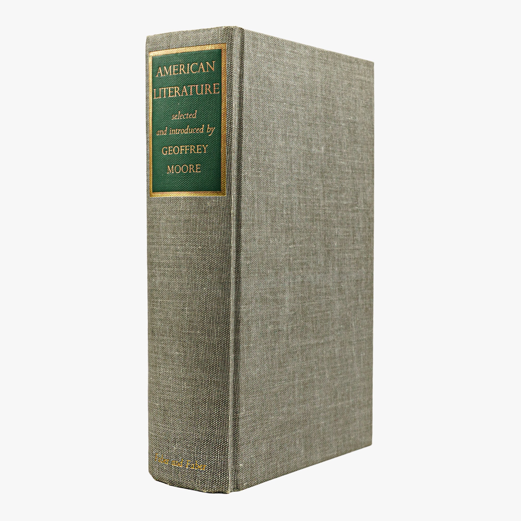 American Literature — Representative Anthology (Faber & Faber, 1965). Livro físico.